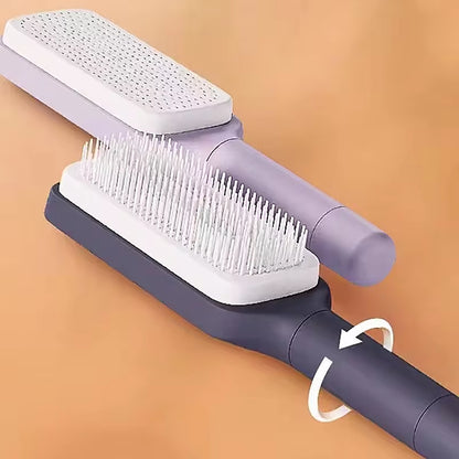 Simple Brush: Self-Cleaning Hair Brush